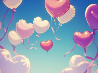 seamless pattern with balloons