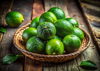 Vintage Thai Lime Harvest: Sour Fruit, Cultural Significance