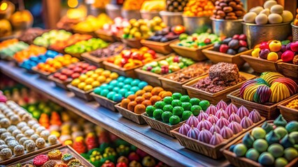 Whimsical Tilt-Shift: Homemade Marzipan Candy Shop Window Display