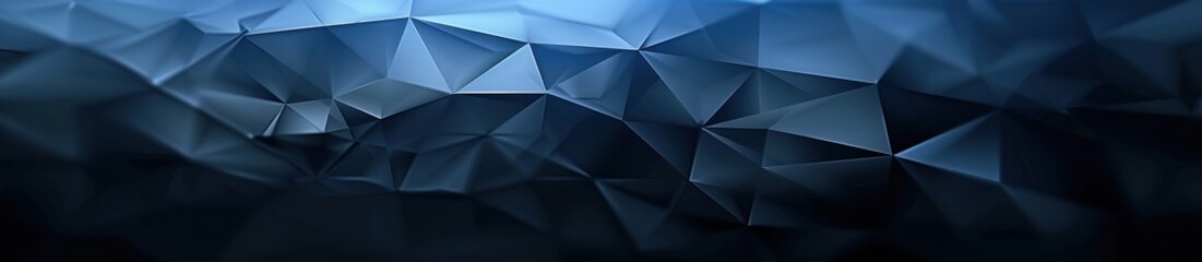 Obraz premium Abstract Dark Blue Polygonal Background