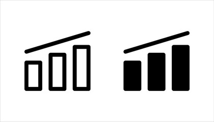 benchmark icon set, on white background.