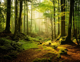 Obraz premium Magical Fairy Tale Forest