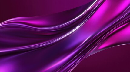 Abstract Purple Fabric Wave Background
