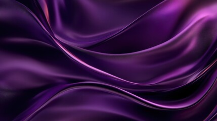 Abstract Purple Fabric Texture with Flowing Waves