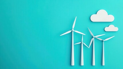 Oneline drawing of renewable energy sources interconnected in a seamless loop