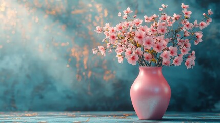 A luxurious bouquet of pastel flowers arranged in a stylish pink gift box. Ideal for gifting, celebrations, and floral arrangements.