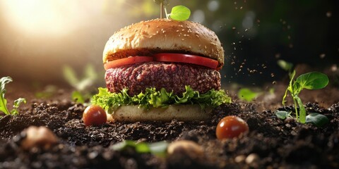Sustainable food systems integrating alternative protein sources and lab-grown meat to reduce environmental impact and promote ethical food production