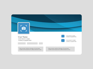 Unique Abstract LinkedIn Social Media Banner