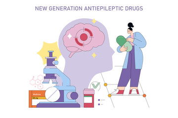 International Epilepsy Day. Flat Vector Illustration