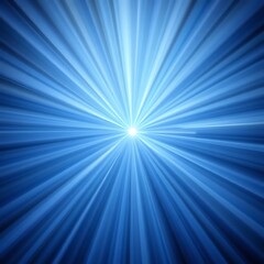 Obraz premium A radiant explosion of blue and white light with soft glowing edges, emanating ethereal energy from a central point in a mesmerizing effect