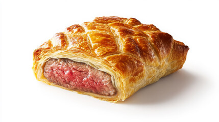 Delicious beef wellington with golden puff pastry crust perfect for gourmet dining