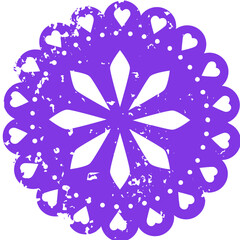Traditional papel picado paper design - Mexican decorative elements collection for Cinco de Mayo, Day of the Dead and Fiestas