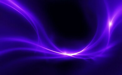 Ethereal digital light flare in deep purple and violet, radiating a cosmic glow in all directions.