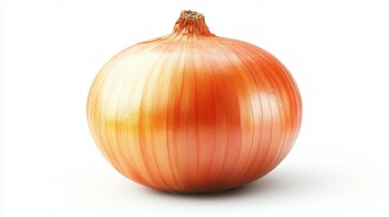 fresh yellow onion isolated on transparent background