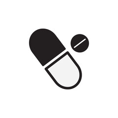 medicine icon vector. pills icon, drug icon, capsule icon, for your web site design Pills Icon logo, app, UI. Pills Icon Vector illustration, EPS10.


