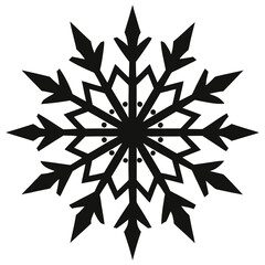abstract snowflake vector