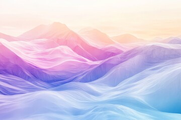 Obraz premium Abstract mountain desert landscape.