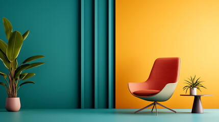 Modern interior design inspiration cozy living room furniture showcase vibrant colors contemporary style creative space minimalist view