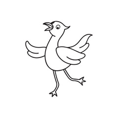 dancing bird