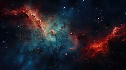 Fototapeta premium Macro shot of distant galaxies and star clusters