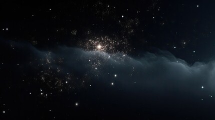 Fototapeta premium Macro shot of distant galaxies and star clusters