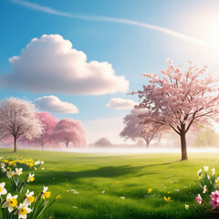 Spring day scenery봄날의 풍경 Generative AI
