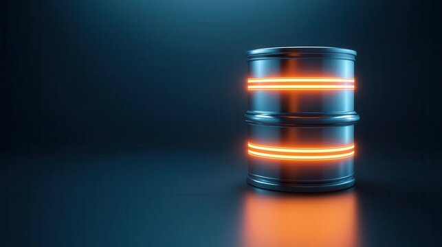 Minimalist firewall protecting a glowing database icon