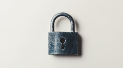 Fototapeta premium Locking Down Online Security: Digital Padlock Symbolizing Cybersecurity, Encryption, and Secure Internet Access