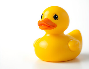 yellow rubber duck isolated