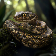 Fototapeta premium snake in the grass