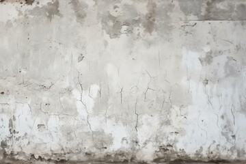 Obraz premium Aged concrete wall showing cracks and weathered textures