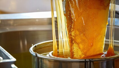 Witness the teamwork of bees in the honey-making process.  