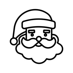 Santa Claus Icon Design