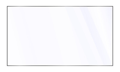 Realistic Acrylic Glass Board PNG. Shiny and Isolated Design.
