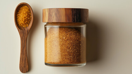 Golden Salt Still Life: Rustic Kitchen