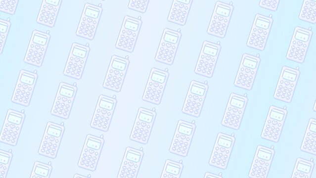 ピクセルアートな平成レトロキッズ携帯壁紙★