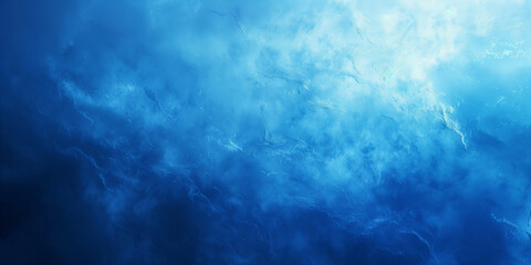 Fototapeta premium Abstract Blue Cosmic Background with Glowing Particles