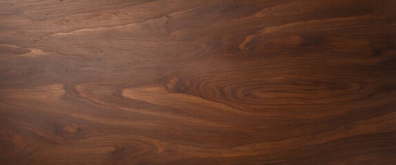 Brown polished plywood surface with rich wood grain texture for interior design or woodworking backgrounds.