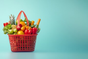 shopping basket groceries