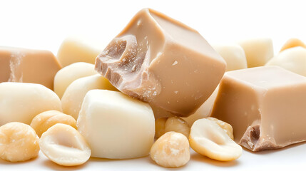 Creamy White and Milk Chocolate Pieces