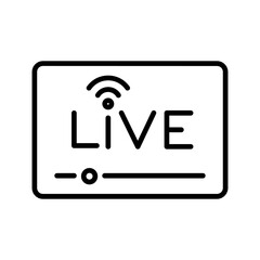 Live Podcast Icon Design
