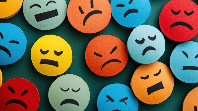 An infographic on managing hypersensitive emotions, with calming visuals and tips