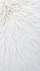 Fototapeta premium White fur coat texture background, artificial fabric detail. Fashion design, warm winter clothing and vintage material concept, vector style. with white shades