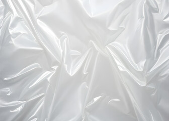 Fototapeta premium Crumpled Plastic Bag Texture