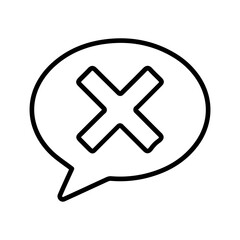 Obraz premium Rejected Icon Design