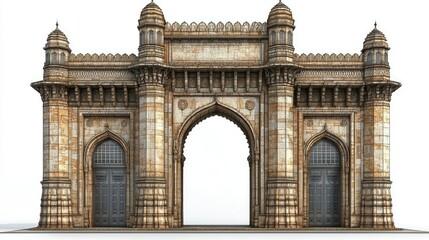 Obraz premium Majestic Gateway Architectural Marvel In India