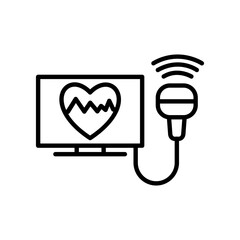 Ultrasound Machine Icon Design
