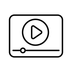 Video Player Icon Design