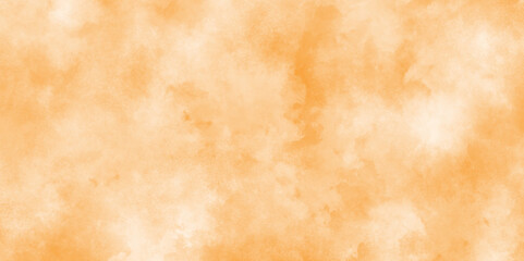 Old orange or pink paper parchment banner with distressed vintage grunge texture, Paint leaks and ombre effects brown watercolor texture, Pink and orange light background with grunge effect.