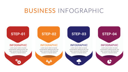 Creative business infographics design template Can be used for process diagram, presentations, workflow layout, flow chart, steps, banner.